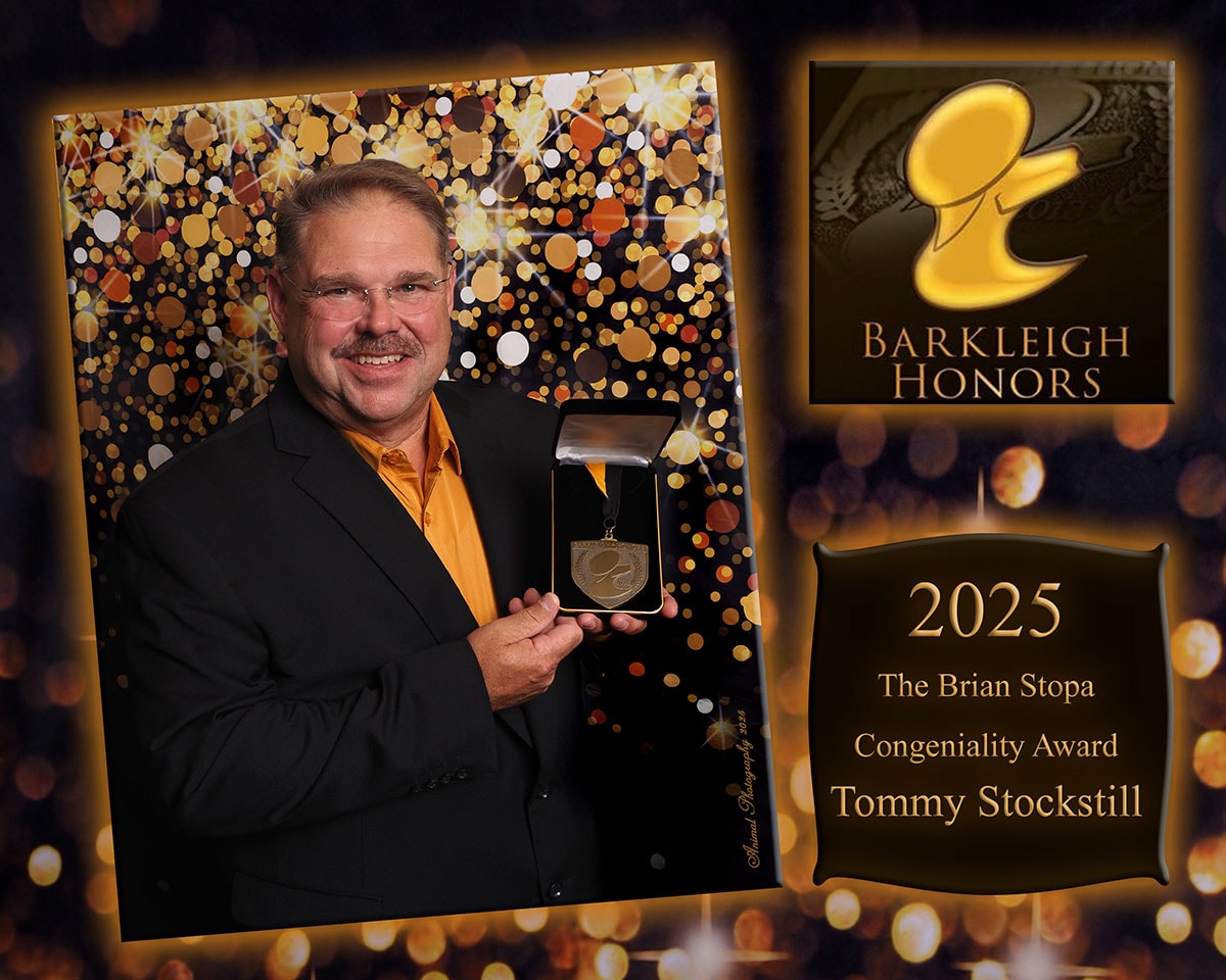 Barkleigh Honors 2025 Congeniality Award Winner - All For Groomers